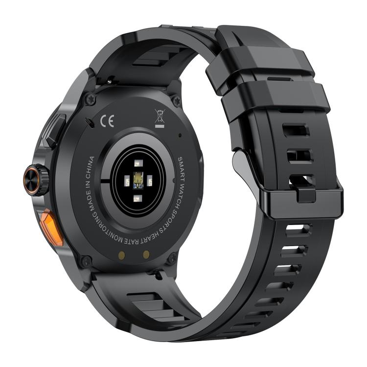 AK77 BT Call Smart Watch, Support Blood Oxygen / Blood Pressure / Heart Rate / Sports Wellness Tracking Fitness Tracker(Black Silicone) - free shipping - PMC TechLife - Order now!