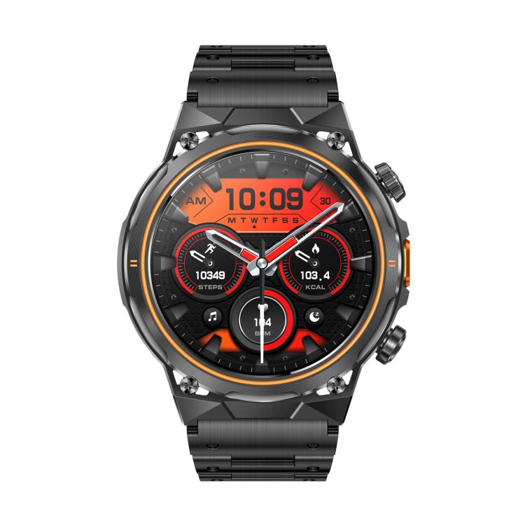 AK81 BT Call Smart Watch, Support Blood Pressure / Heart Rate / Sports Wellness Tracking Fitness Tracker(Black Steel) - free shipping - PMC TechLife - Order now!