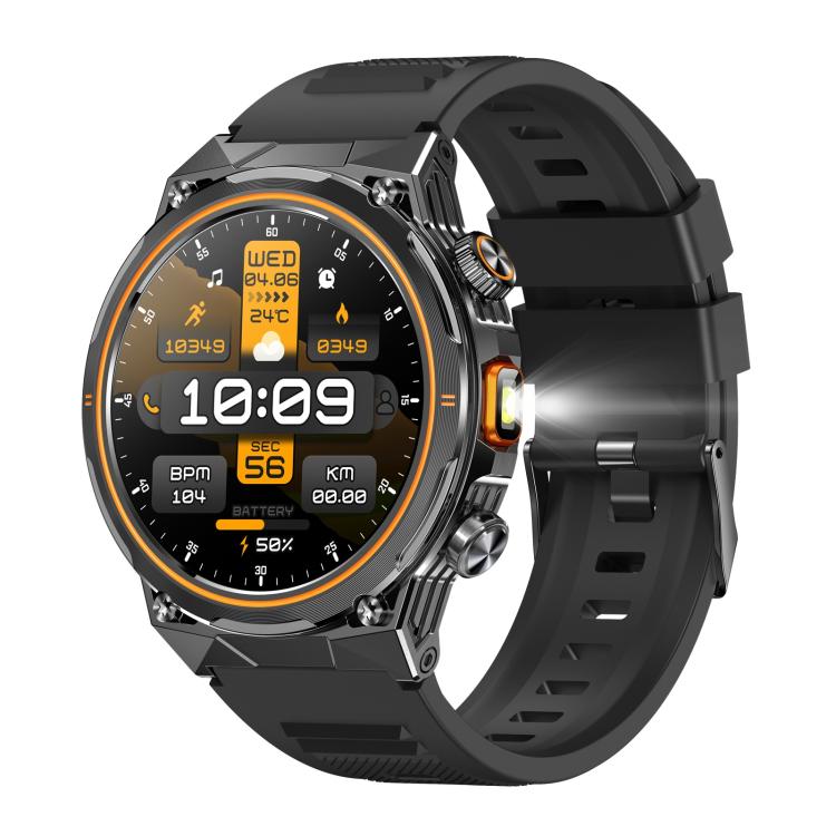AK81 BT Call Smart Watch, Support Blood Pressure / Heart Rate / Sports Wellness Tracking Fitness Tracker(Black Silicone) - free shipping - PMC TechLife - Order now!