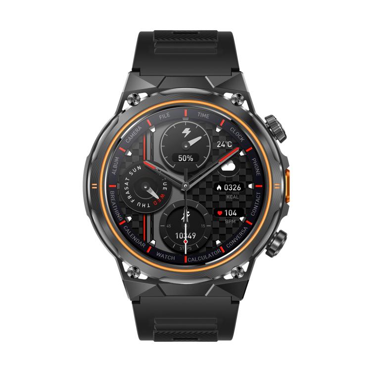 AK81 BT Call Smart Watch, Support Blood Pressure / Heart Rate / Sports Wellness Tracking Fitness Tracker(Black Silicone) - free shipping - PMC TechLife - Order now!