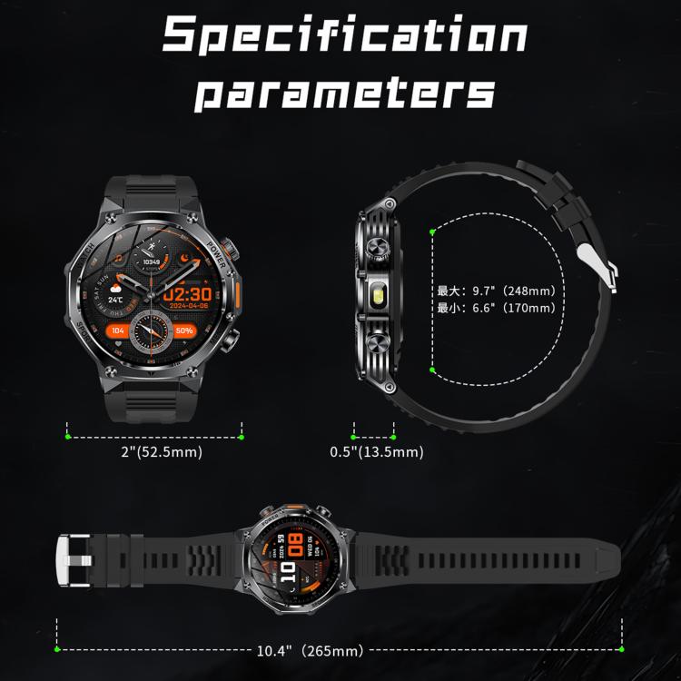 AK82 BT Call Smart Watch, Support Blood Oxygen / Blood Pressure / Heart Rate / Sports Wellness Tracking Fitness Tracker(Silver Steel) - free shipping - PMC TechLife - Order now!