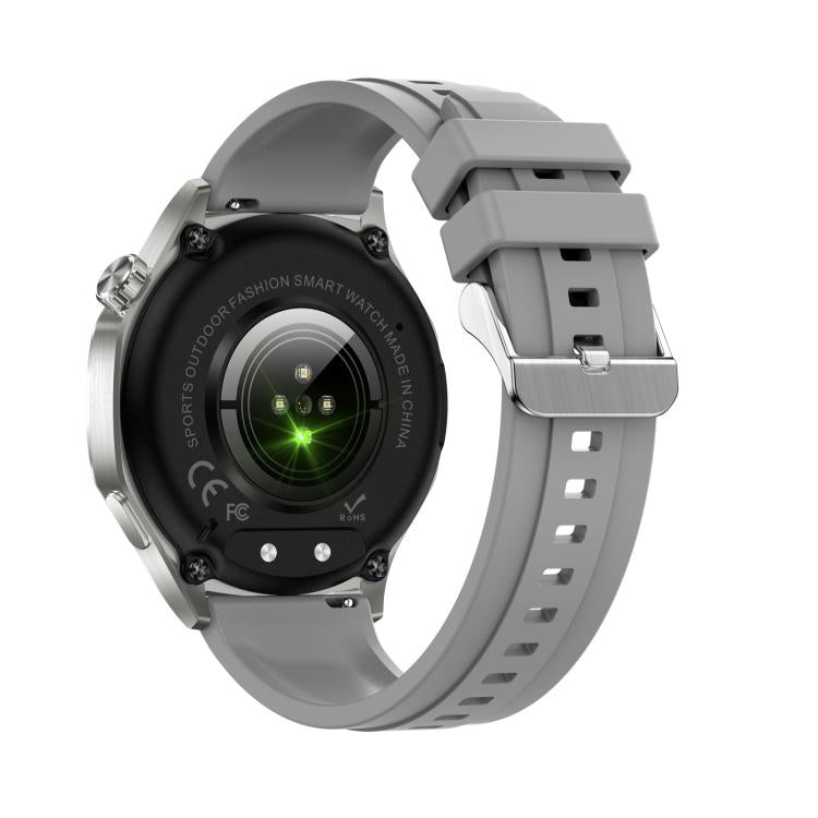 AK83 BT Call Smart Watch, Support Blood Pressure / Heart Rate / Sports Wellness Tracking Fitness Tracker(Steel Grey Silicone) - free shipping - PMC TechLife - Order now!