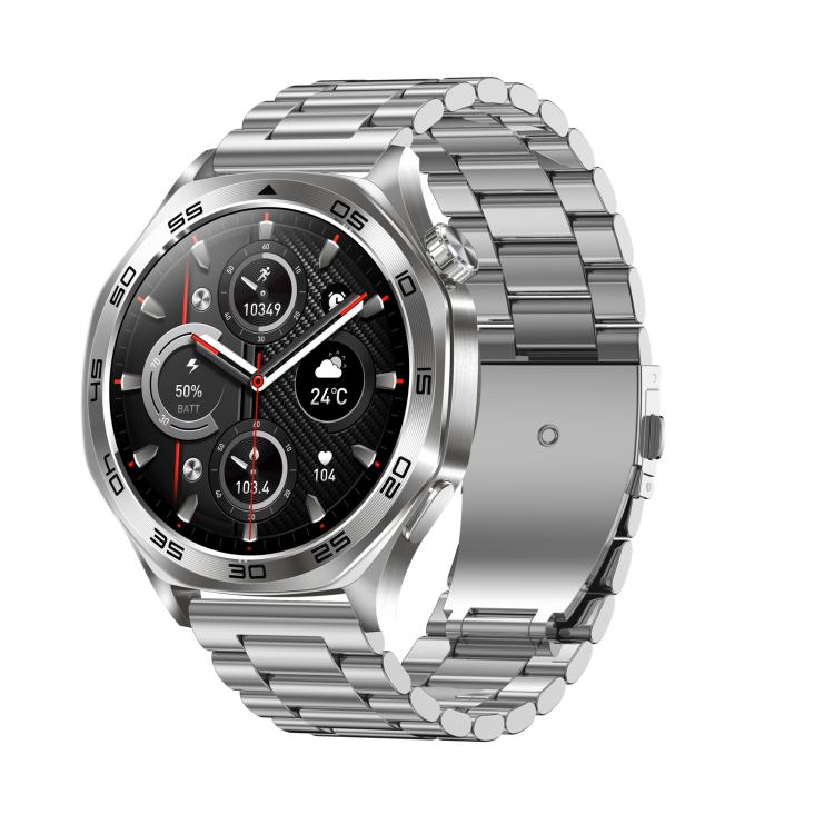 AK83 BT Call Smart Watch, Support Blood Pressure / Heart Rate / Sports Wellness Tracking Fitness Tracker(Steel 3-Bead Steel) - free shipping - PMC TechLife - Order now!