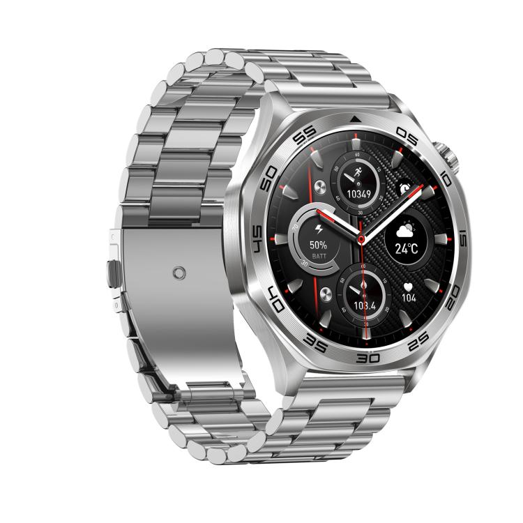 AK83 BT Call Smart Watch, Support Blood Pressure / Heart Rate / Sports Wellness Tracking Fitness Tracker(Steel 3-Bead Steel) - free shipping - PMC TechLife - Order now!