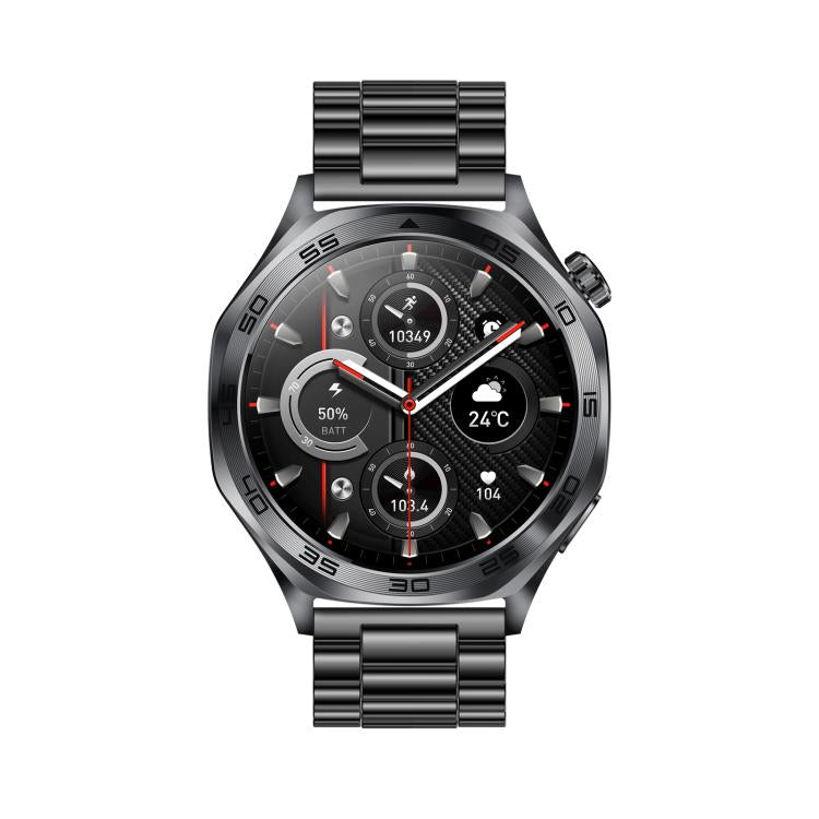 AK83 BT Call Smart Watch, Support Blood Pressure / Heart Rate / Sports Wellness Tracking Fitness Tracker(Black 3-Bead Steel) - free shipping - PMC TechLife - Order now!