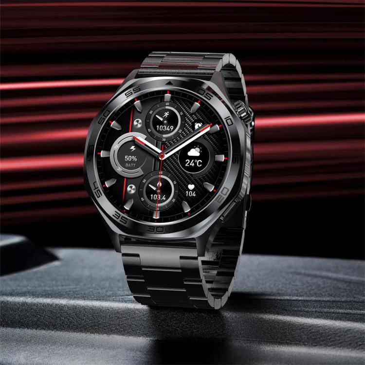 AK83 BT Call Smart Watch, Support Blood Pressure / Heart Rate / Sports Wellness Tracking Fitness Tracker(Steel 3-Bead Steel) - free shipping - PMC TechLife - Order now!
