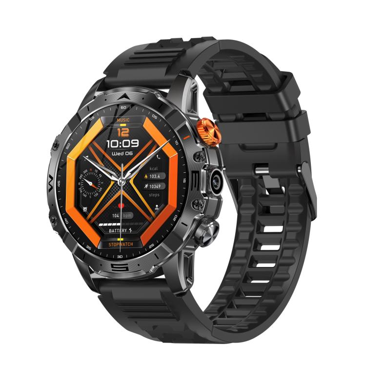 BH11 4G LTE Android 8.1 Smart Watch, 2GB+16GB, Unisoc 8541 Quad Core, Support Heart Rate / Blood Oxygen(Black Silicone) - free shipping - PMC TechLife - Order now!