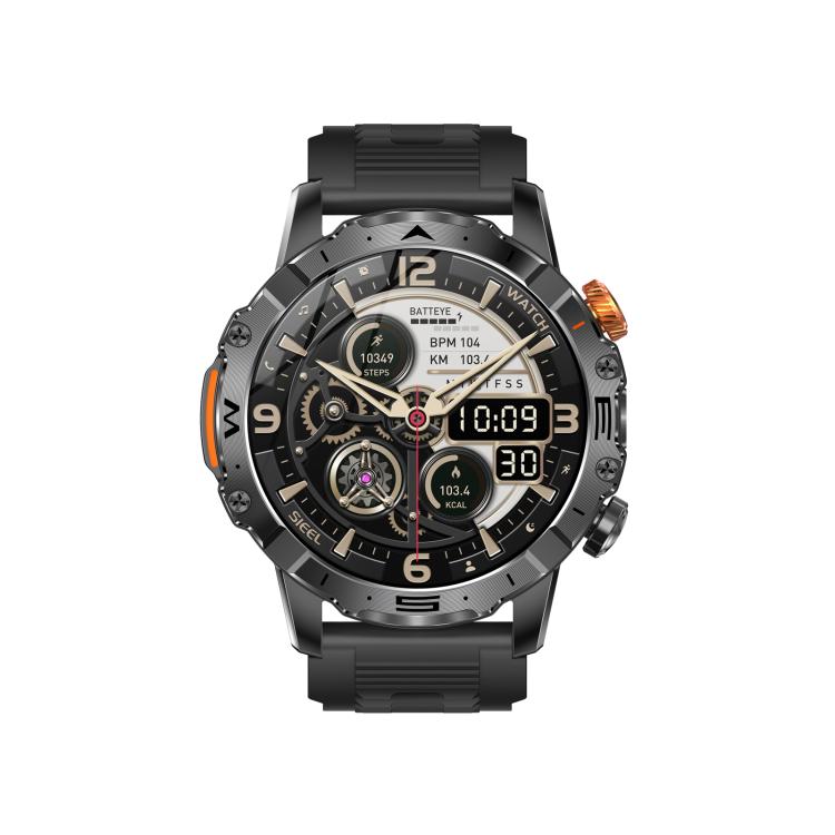 BH11 4G LTE Android 8.1 Smart Watch, 2GB+16GB, Unisoc 8541 Quad Core, Support Heart Rate / Blood Oxygen(Black Silicone) - free shipping - PMC TechLife - Order now!
