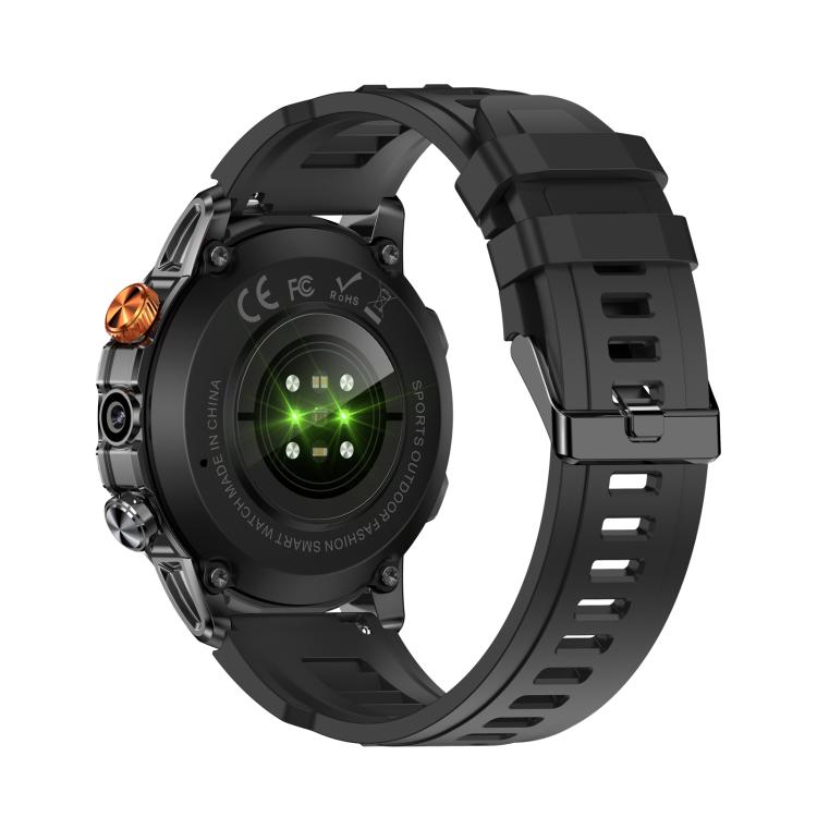 BH11 4G LTE Android 8.1 Smart Watch, 2GB+16GB, Unisoc 8541 Quad Core, Support Heart Rate / Blood Oxygen(Black Silicone) - free shipping - PMC TechLife - Order now!