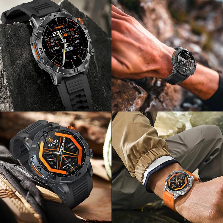 BH11 4G LTE Android 8.1 Smart Watch, 2GB+16GB, Unisoc 8541 Quad Core, Support Heart Rate / Blood Oxygen(Black Silicone) - free shipping - PMC TechLife - Order now!
