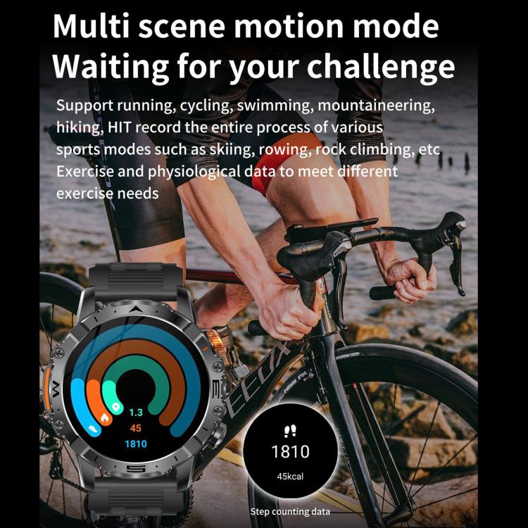 BH11 4G LTE Android 8.1 Smart Watch, 2GB+16GB, Unisoc 8541 Quad Core, Support Heart Rate / Blood Oxygen(Black Steel) - free shipping - PMC TechLife - Order now!