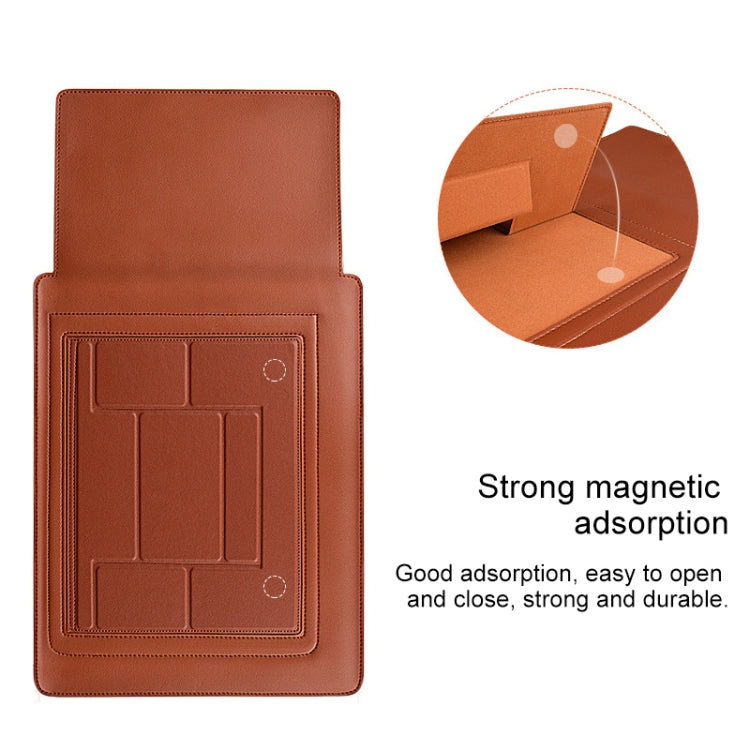 PU05 Sleeve Leather Case Carrying Bag for 13.3 inch Laptop(Green) - free shipping - PMC Jewellery - Order now!