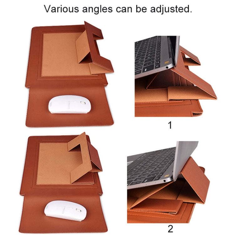 PU05 Sleeve Leather Case Carrying Bag for 13.3 inch Laptop(Green) - free shipping - PMC Jewellery - Order now!