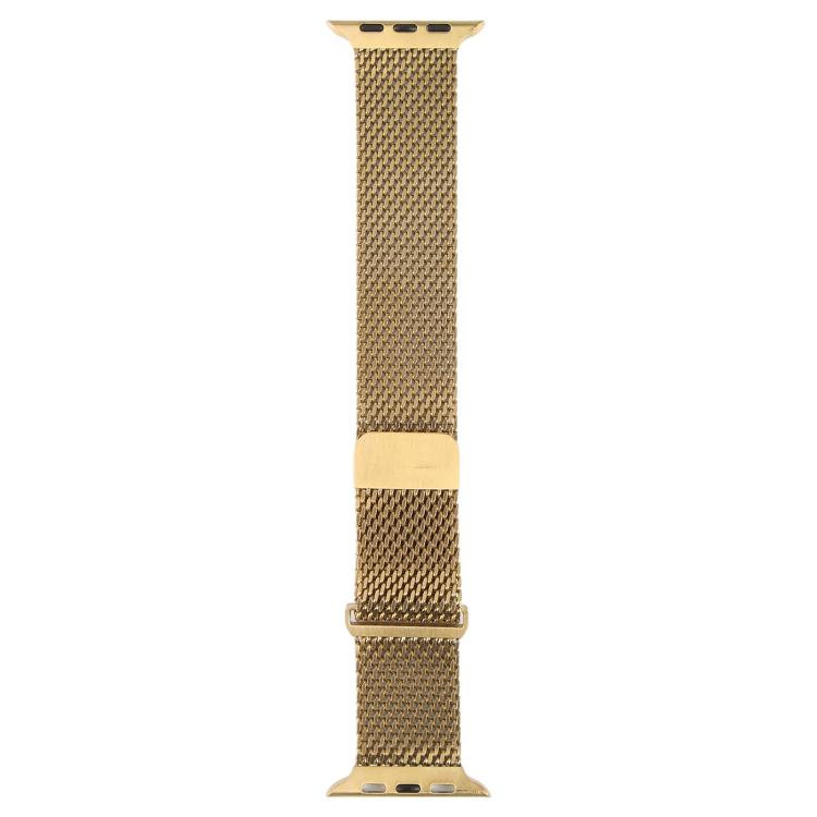 For Apple Watch 42mm / 41mm / 40mm / 38mm Double-section Magnetic Milanese Steel Watch Band(Gold) - free shipping - PMC TechLife - Order now!