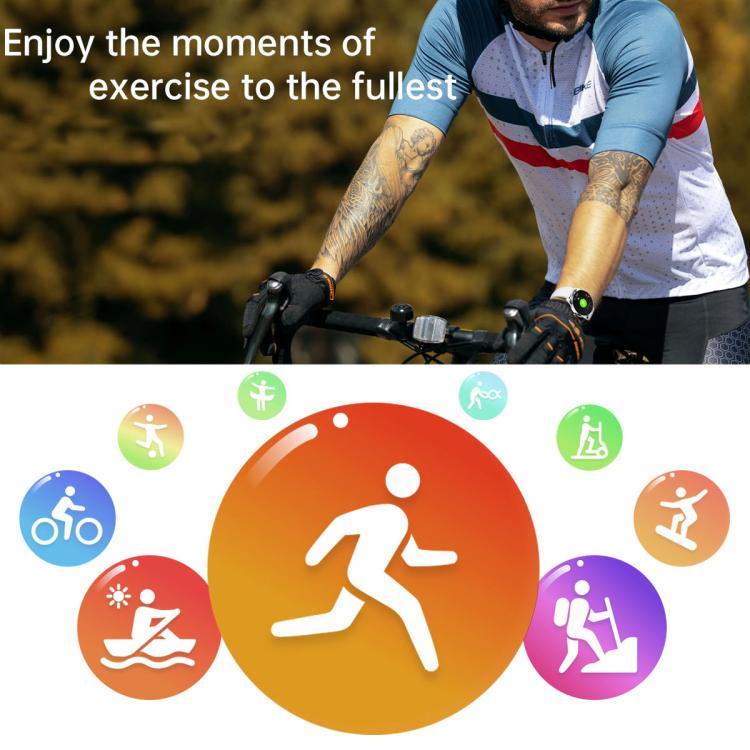 H77 1.43 inch AMOLED Screen Health & Fitness Smart Watch IP67 Waterproof Support BT Call(Gold) - free shipping - PMc TechLife - Order now!