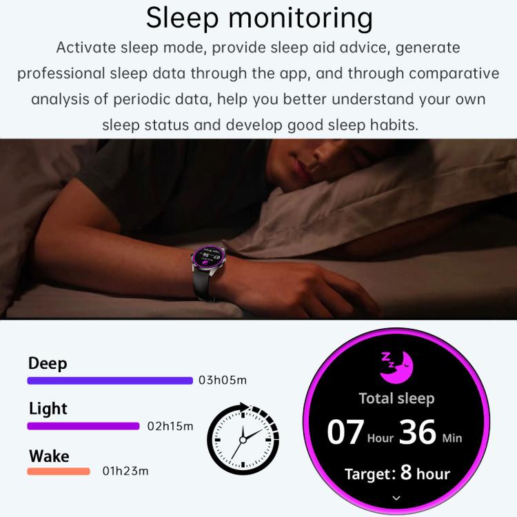 H77 1.43 inch AMOLED Screen Health & Fitness Smart Watch IP67 Waterproof Support BT Call(Beige) - free shipping - PMc TechLife - Order now!