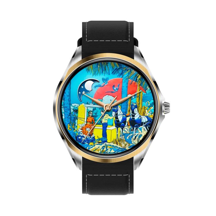 H78 1.43 inch AMOLED Screen Health & Fitness Smart Watch IP67 Waterproof Support BT Call(Gold Shell Black Leather) - free shipping - PMc TechLife - Order now!
