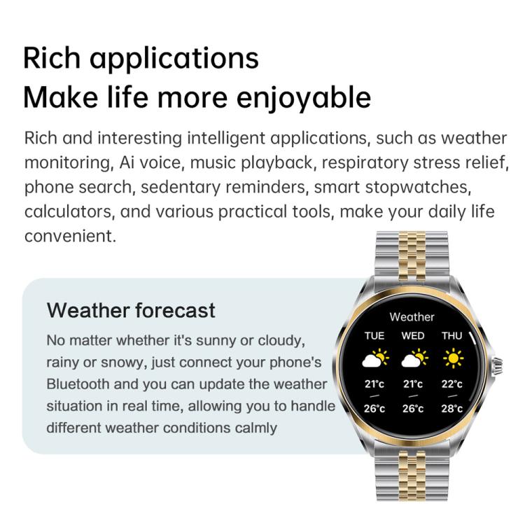 H78 1.43 inch AMOLED Screen Health & Fitness Smart Watch IP67 Waterproof Support BT Call(Silver Shell Green Leather) - free shipping - PMC TechLife - Order now!