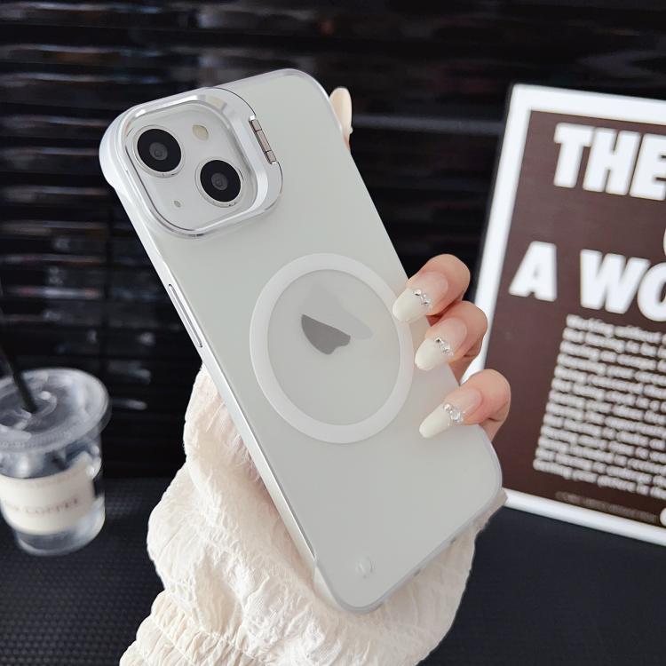 For iPhone 15 Ultra-thin Transparent MagSafe Magnetic Frameless Lens Holder Phone Case - free shipping - PMC TechLife - Order now!