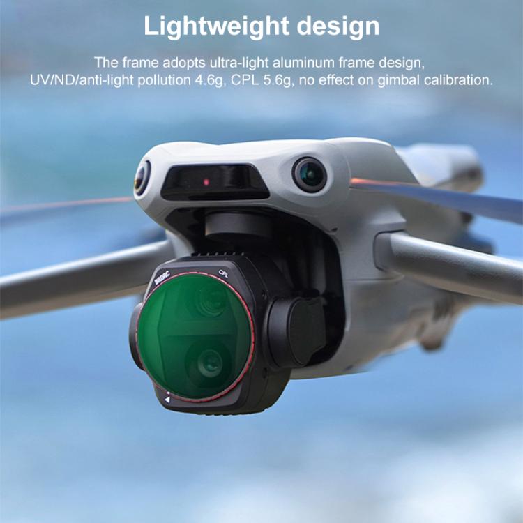 For DJI Air 3S BRDRC Camera Lens Filter, Filter:4 in 1 CPL ND16-64 - free shipping - PMC TechLife - Order now!