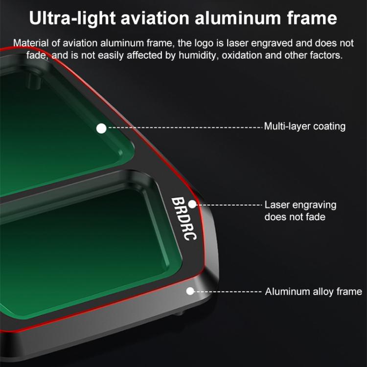 For DJI Air 3S BRDRC Camera Lens Filter, Filter:ND8 - free shipping - PMC TechLife - Order now!