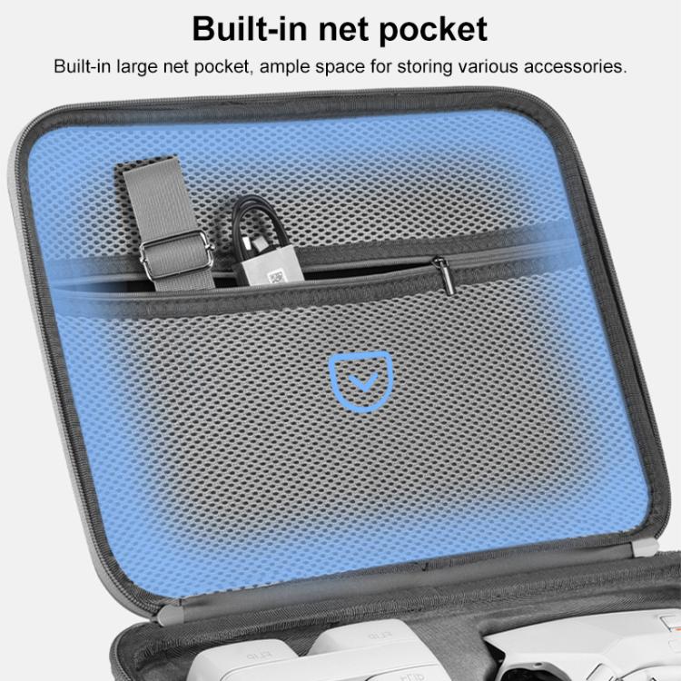 For DJI Flip BRDRC Drone Portable Case Single Shoulder Messenger Bag Handbag(Grey) - free shipping - PMC TechLife - Order now!