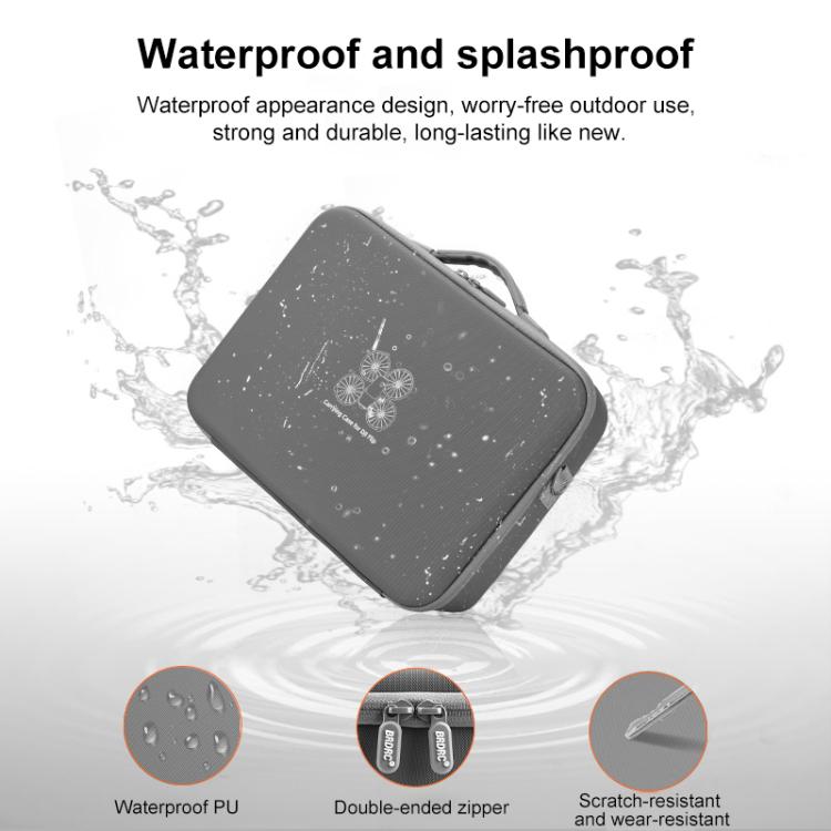 For DJI Flip BRDRC Drone Portable Case Single Shoulder Messenger Bag Handbag(Grey) - free shipping - PMC TechLife - Order now!