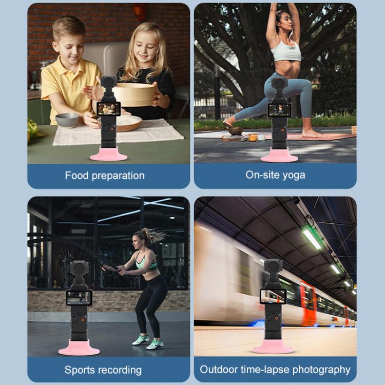 For DJI OSMO Pocket 3 BRDRC Silicone Desktop Base Bracket(Yellow) - free shipping - PMC TechLife - Order now!