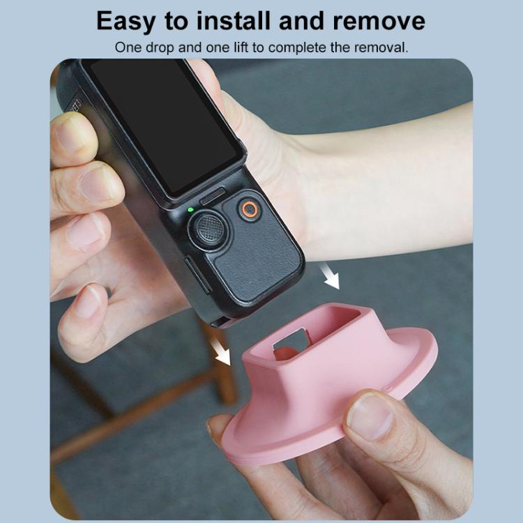For DJI OSMO Pocket 3 BRDRC Silicone Desktop Base Bracket(Grey) - free shipping - PMC TechLife - Order now!