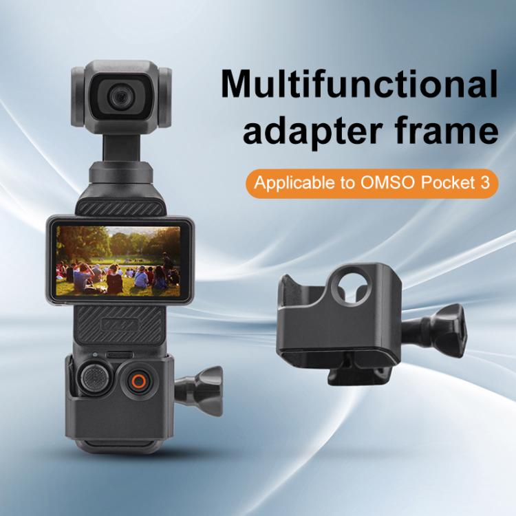 For DJI OSMO Pocket 3 BRDRC Protection Frame Adapter Base, Type:Frame + Clip + Chest Strap - free shipping - PMC TechLife - Order now!