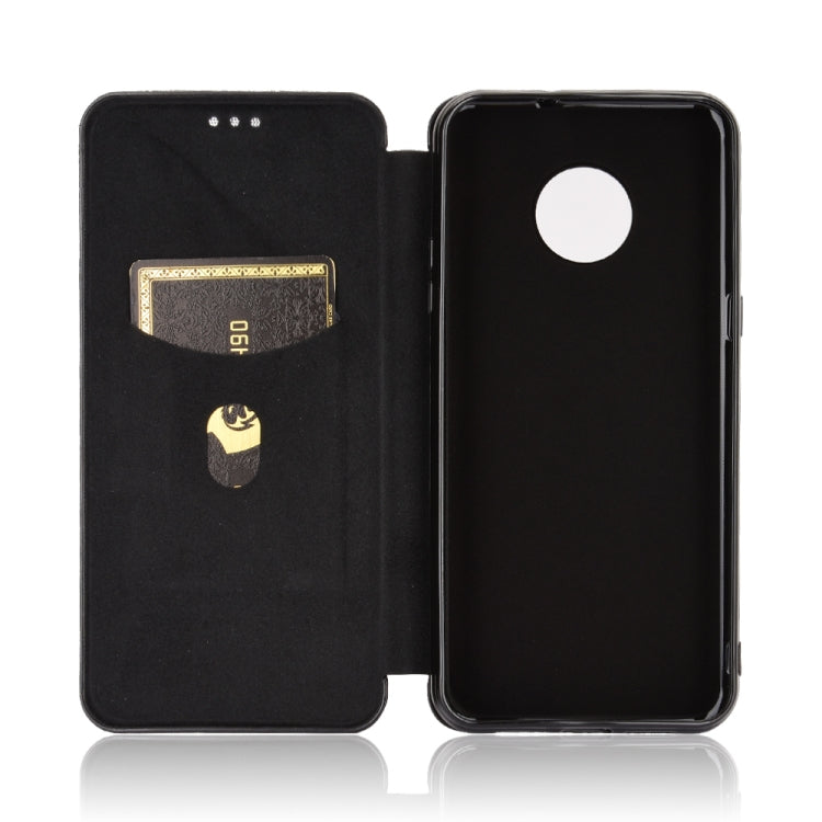 For Doogee X95 Carbon Fiber Texture Horizontal Flip TPU + PC + PU Leather Case with Card Slot & Lanyard(Black) - More Brand by PMC TechLife | Online Shopping South Africa | PMC TechLife | Buy Now Pay Later Mobicred
