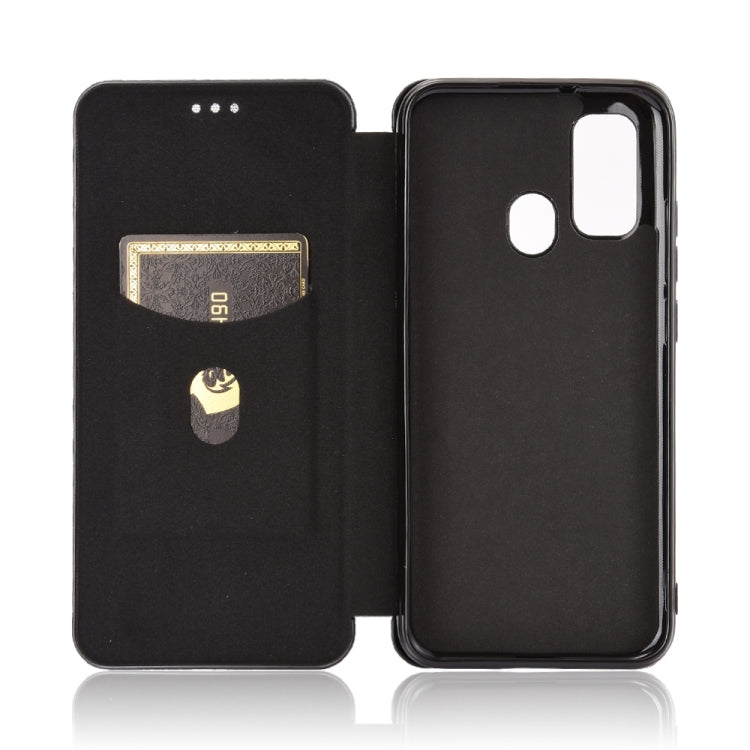 For Ulefone Note 9P Carbon Fiber Texture Horizontal Flip TPU + PC + PU Leather Case with Card Slot & Lanyard(Black) - Ulefone Cases by PMC Jewellery | Online Shopping South Africa | PMC Jewellery | Buy Now Pay Later Mobicred