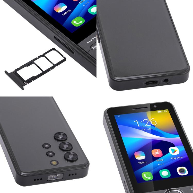 UNIWA XS24 Keypad Phone, 2GB+16GB, 3.5 inch Android 8.1 Mediatek MT6737M Quad Core, Flashlights, Network: 4G, Support Google Store, Plug:UK Plug(Black) - free shipping - PMc TechLife - Order now!
