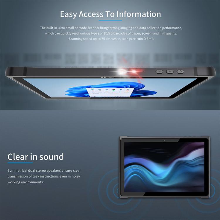 QCOM W1019 Windows 11 Pro Tablet PC, 8GB+128GB, 10.1 inch Qualcomm SC7180 Kryo 468 8C8T Octa Core, Network: 4G, OTG, Plug:US Plug(Black) - free shipping - PMc TechLife - Order now!