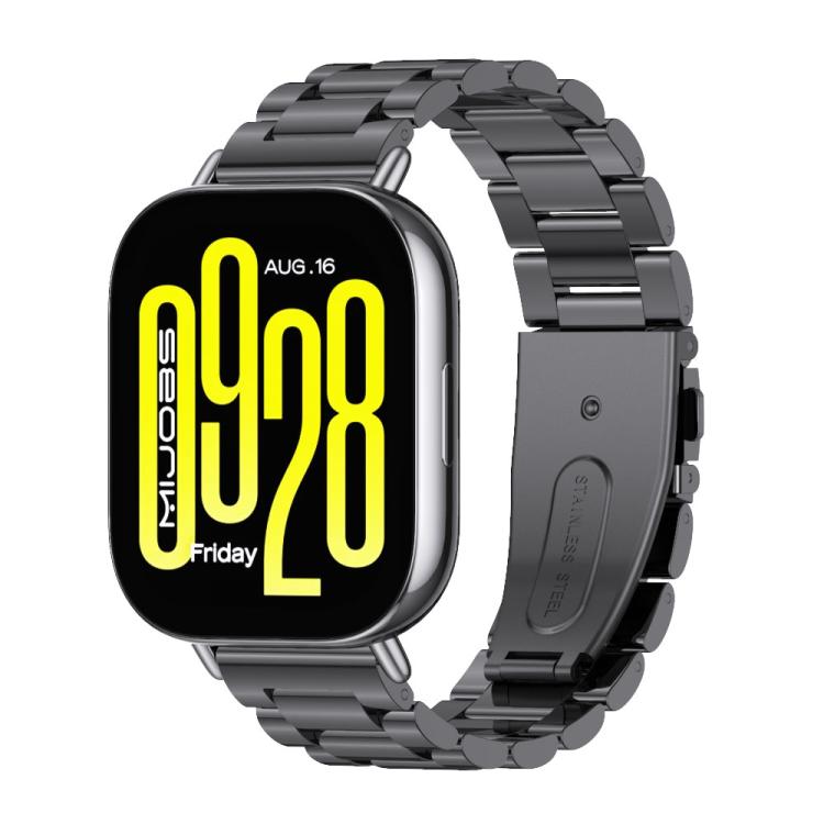 22mm MIJOBS Three Beads Metal Watch Band(Black) - free shipping - PMc TechLife - Order now!