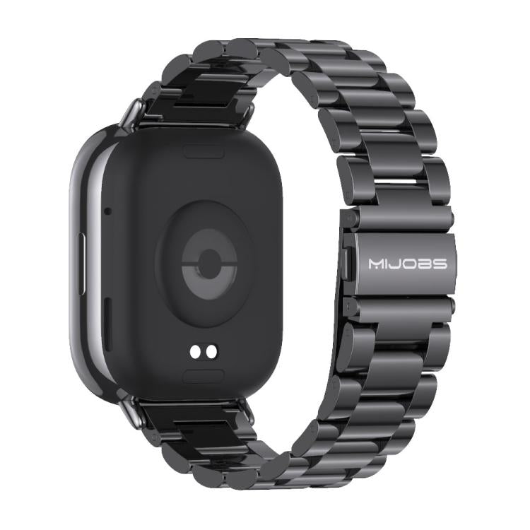 22mm MIJOBS Three Beads Metal Watch Band(Black) - free shipping - PMc TechLife - Order now!