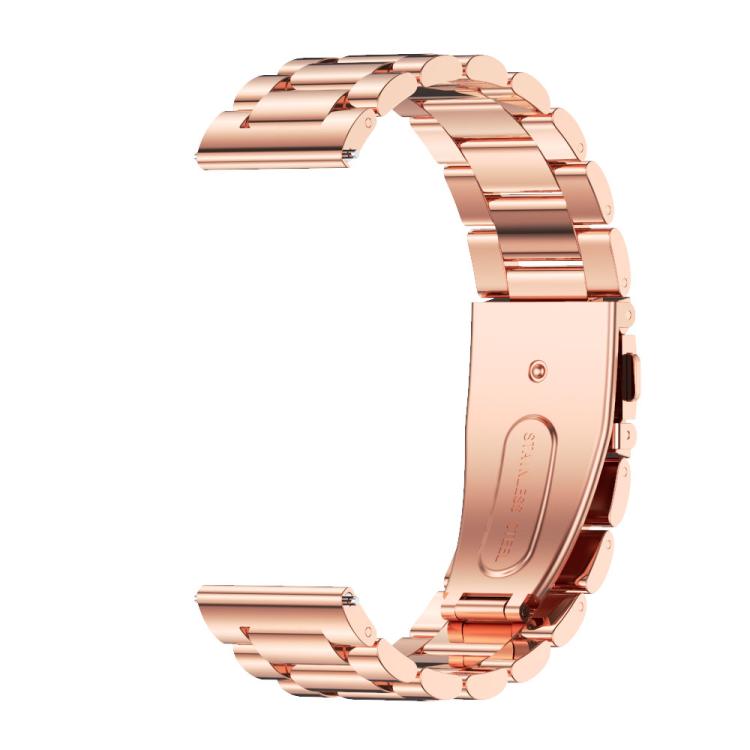 22mm MIJOBS Three Beads Metal Watch Band(Rose Gold) - free shipping - PMC TechLife - Order now!
