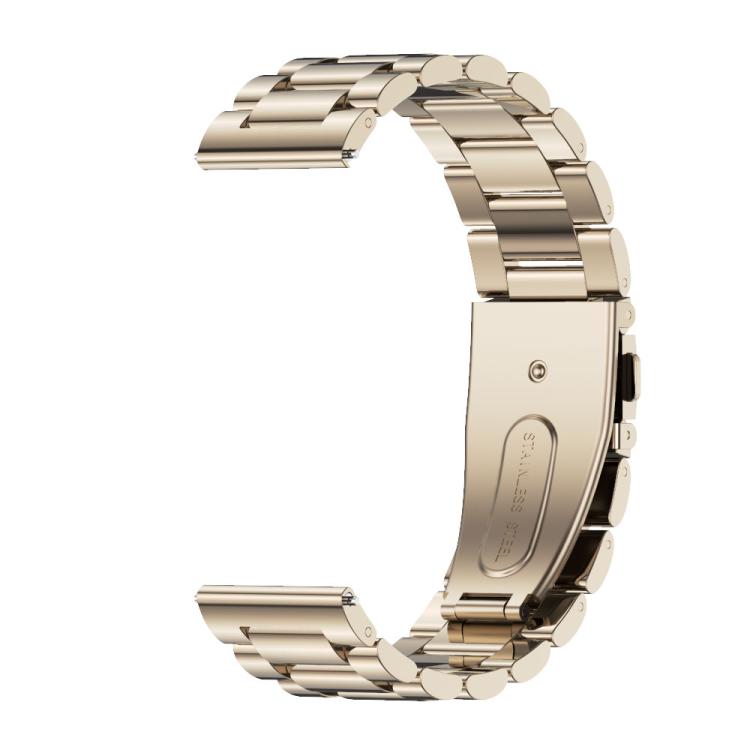 22mm MIJOBS Three Beads Metal Watch Band(Light Gold) - free shipping - PMC TechLife - Order now!