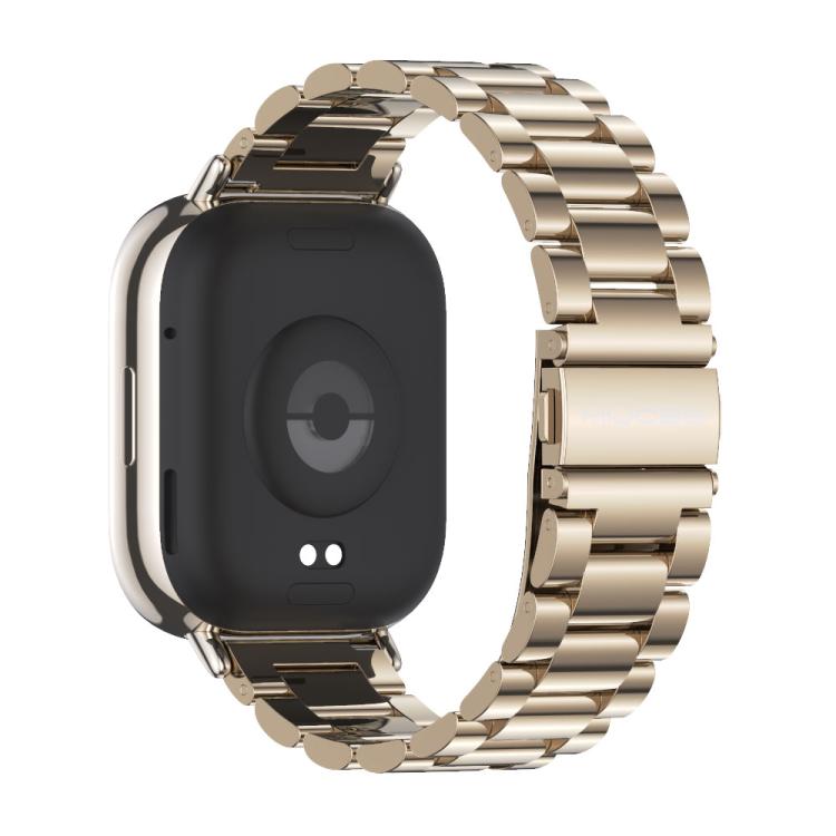 22mm MIJOBS Three Beads Metal Watch Band(Light Gold) - free shipping - PMC TechLife - Order now!