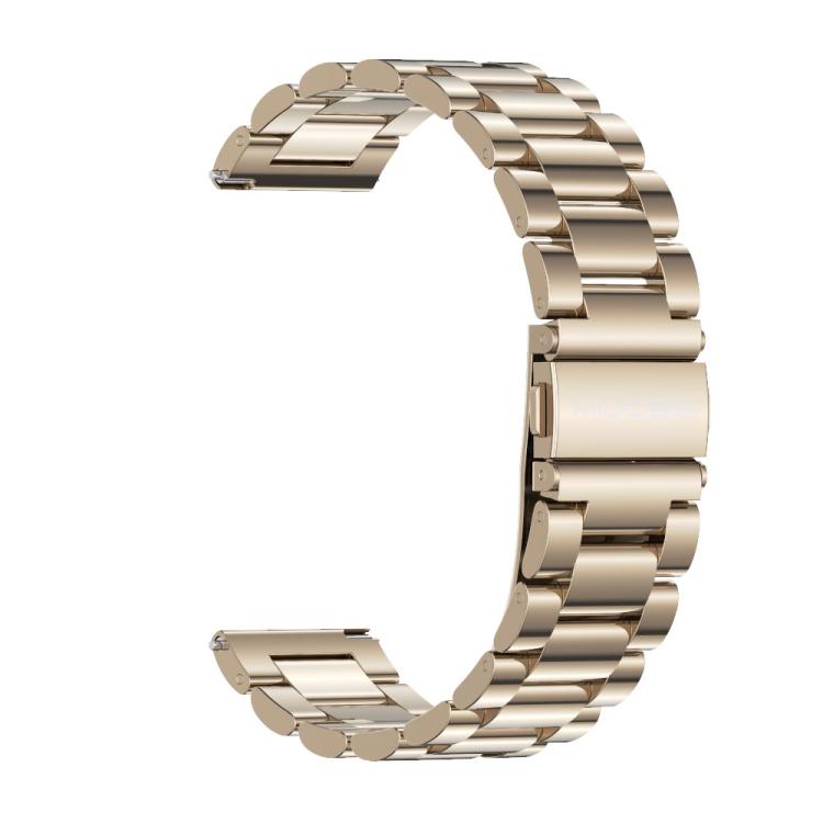 22mm MIJOBS Three Beads Metal Watch Band(Light Gold) - free shipping - PMC TechLife - Order now!