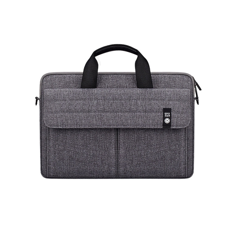 ST08 Handheld Briefcase Carrying Storage Bag with Shoulder Strap for 13.3 inch Laptop(Grey) - 13.3 inch by PMC Jewellery | Online Shopping South Africa | PMC Jewellery | Buy Now Pay Later Mobicred