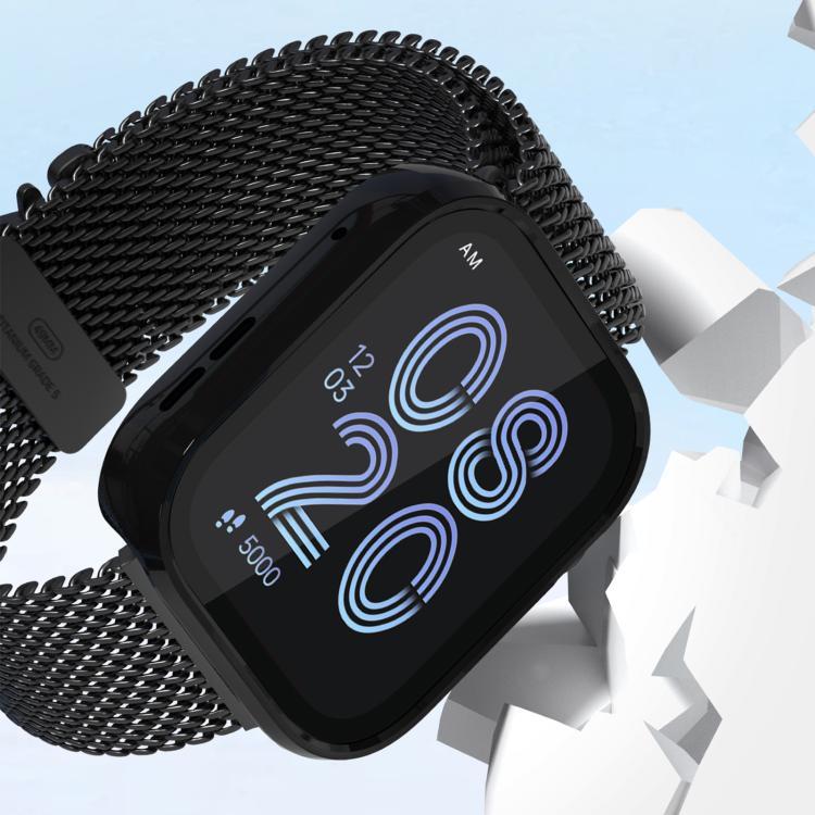 For Huawei Watch Fit 4 Tempered Film Integrated PC Watch Protective Case(Midnight Blue) - Watch Cases by PMC TechLife | Online Shopping South Africa | PMC TechLife | Buy Now Pay Later Mobicred