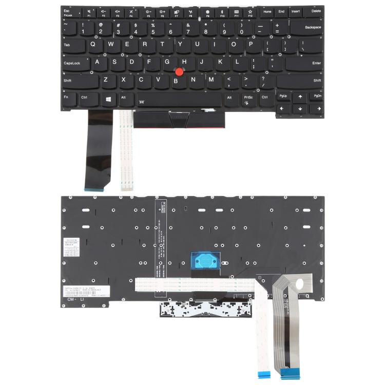 US Version Backlit Laptop Keyboard with Pointing for Lenovo Thinkpad E480 E485 E490 E495 E490S L380 L480 L390 L490 R480 R490 T480S T490 T495 01YP360(Black) - free shipping - PMC TechLife - Order now!