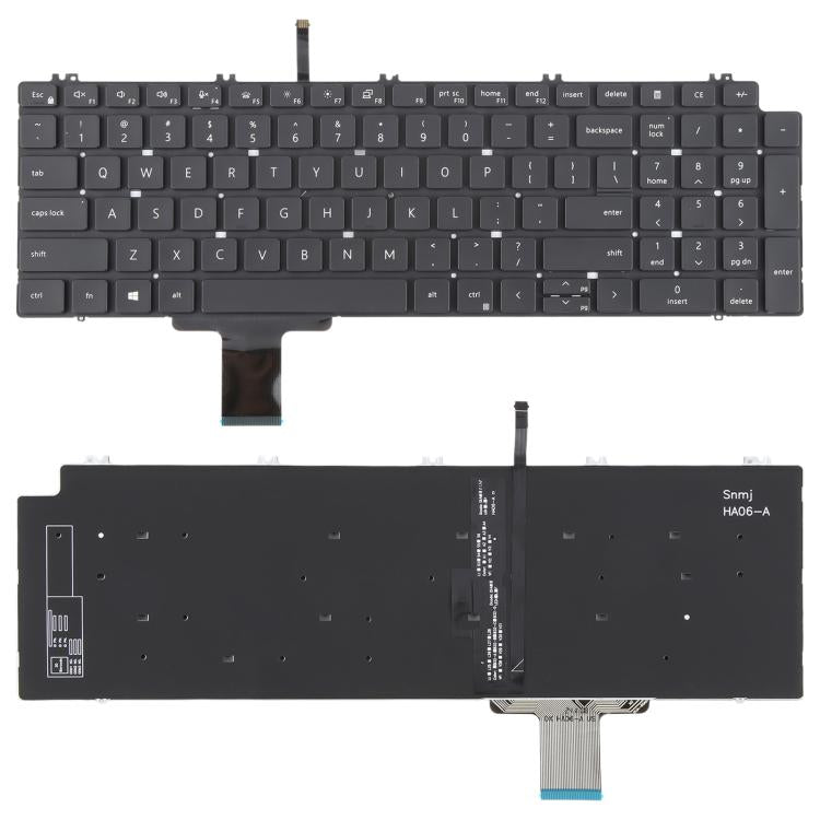 US Version Laptop Keyboard for Dell Precision 7550 7750 7560 7760(Black) - free shipping - PMC TechLife - Order now!