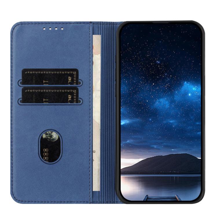 For iPhone 17 Strong Magnetic Frosted Flip Leather Phone Case(Royal Blue) - free shipping - PMc TechLife - Order now!