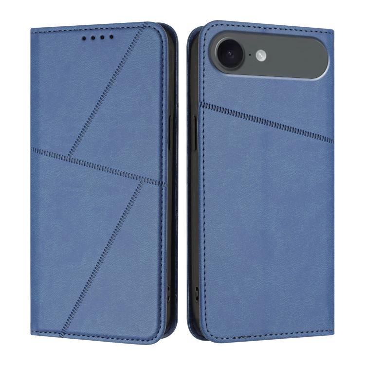 For iPhone 17 Air Strong Magnetic Frosted Flip Leather Phone Case(Royal Blue) - free shipping - PMc TechLife - Order now!