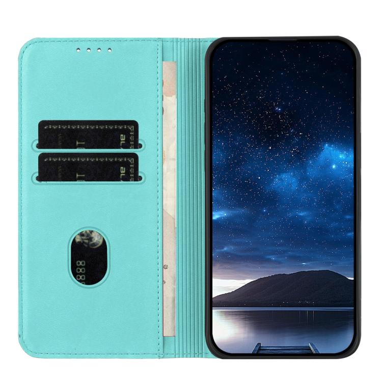 For iPhone 17 Air Strong Magnetic Frosted Flip Leather Phone Case(Light Blue) - free shipping - PMc TechLife - Order now!