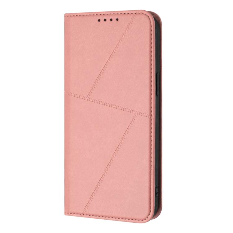 For iPhone 17 Air Strong Magnetic Frosted Flip Leather Phone Case(Pink) - free shipping - PMc TechLife - Order now!