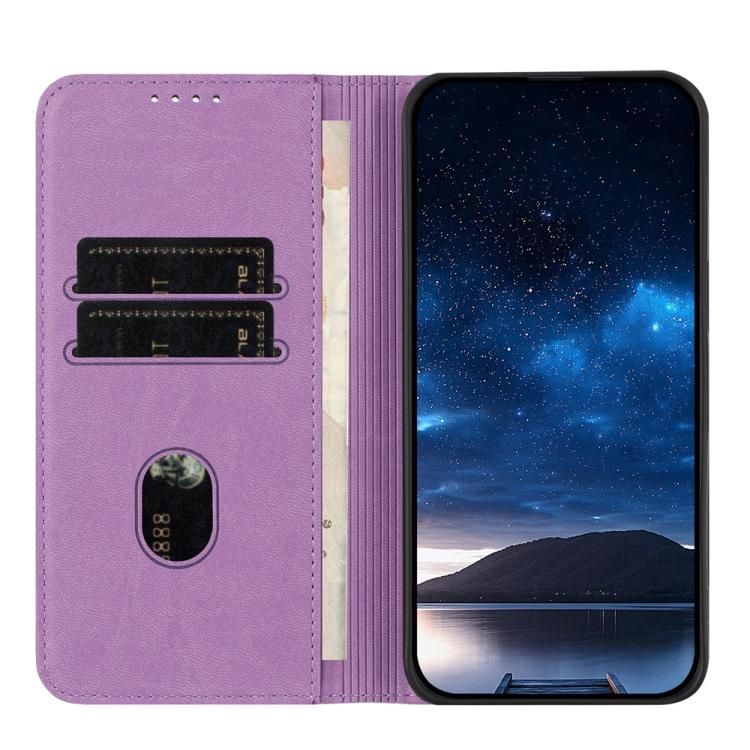 For iPhone 17 Pro Strong Magnetic Frosted Flip Leather Phone Case(Light Purple) - free shipping - PMc TechLife - Order now!