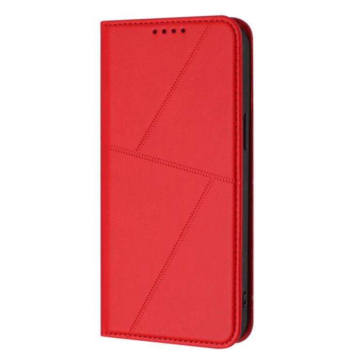 For iPhone 17 Pro Max Strong Magnetic Frosted Flip Leather Phone Case(Red) - free shipping - PMc TechLife - Order now!